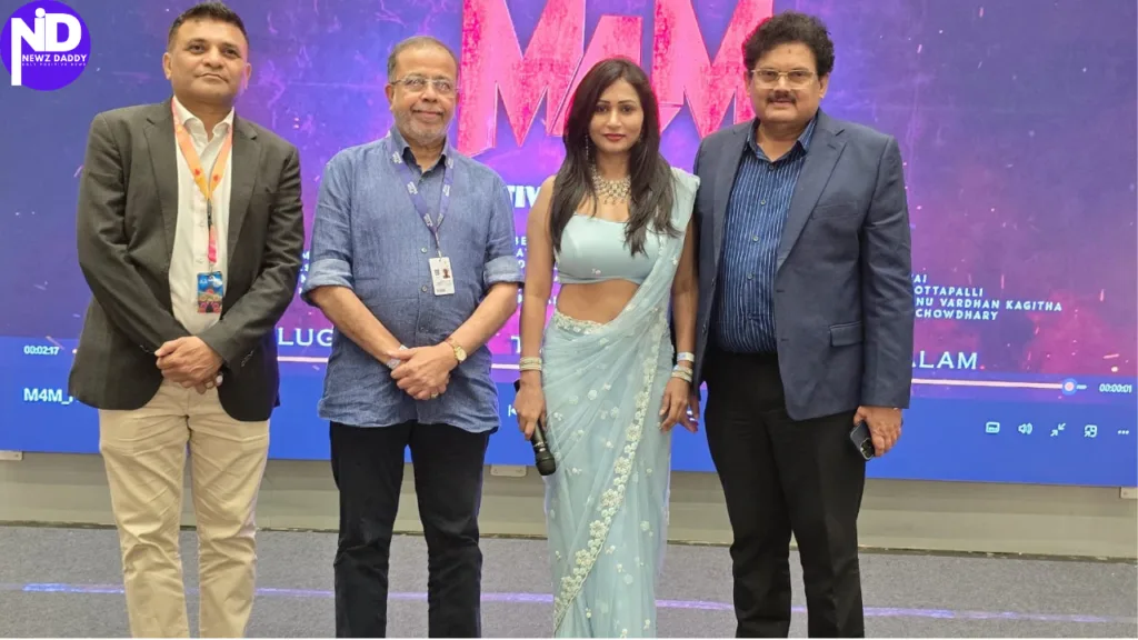 Mohan Vadlapatla Jo Sharma Pan India Movie M4M (Motive For Murder) Hindi Trailer Launched grandly at the IFFI Goa Film Festival.