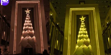 A Christmas Tree Like No Other: ITC Narmada’s Artistic Marvel