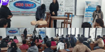 Empowering Students: CPR Training at Prin. M.C. Shah Commerce College