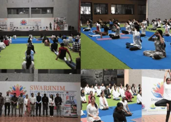 Swarrnim Students Embrace Fitness Culture During FiT India Week