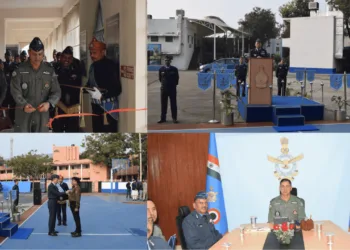 Air Marshal Tiwari Inspires Troops with His Western Sector Visit