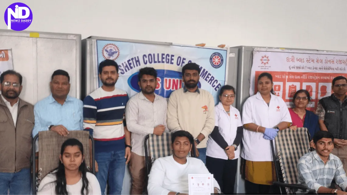 C.C. Sheth College Inspires Patriotism Through a Blood Donation Camp