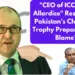 CEO of ICC Geoff Allardice Resigns. Are Pakistan Champions Trophy Preparations to Blame