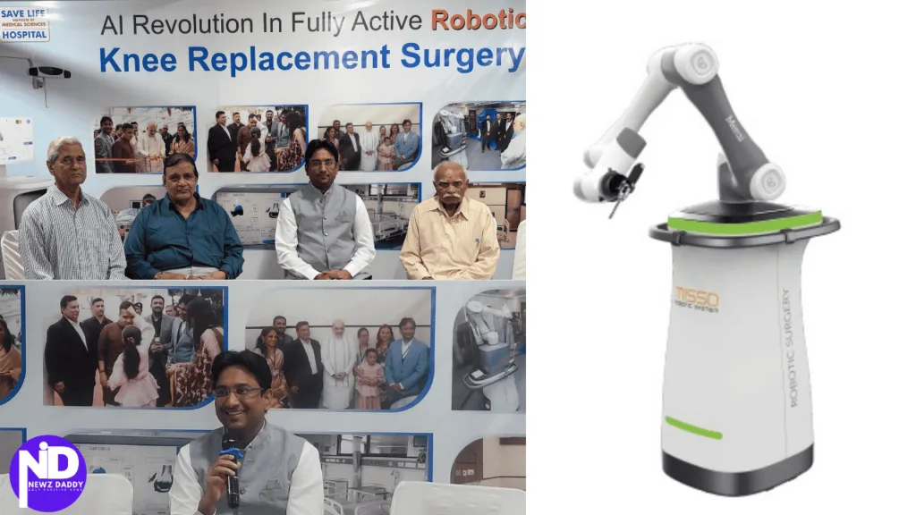 Gujarat’s First AI Robotic Surgery System Revolutionizes Knee Replacement