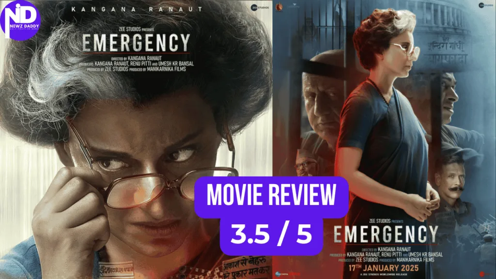 Review of Bollywood Movie Emergency