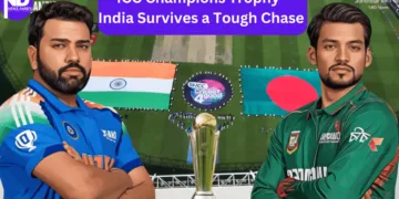 ICC Champions Trophy - India Survives a Tough Chase