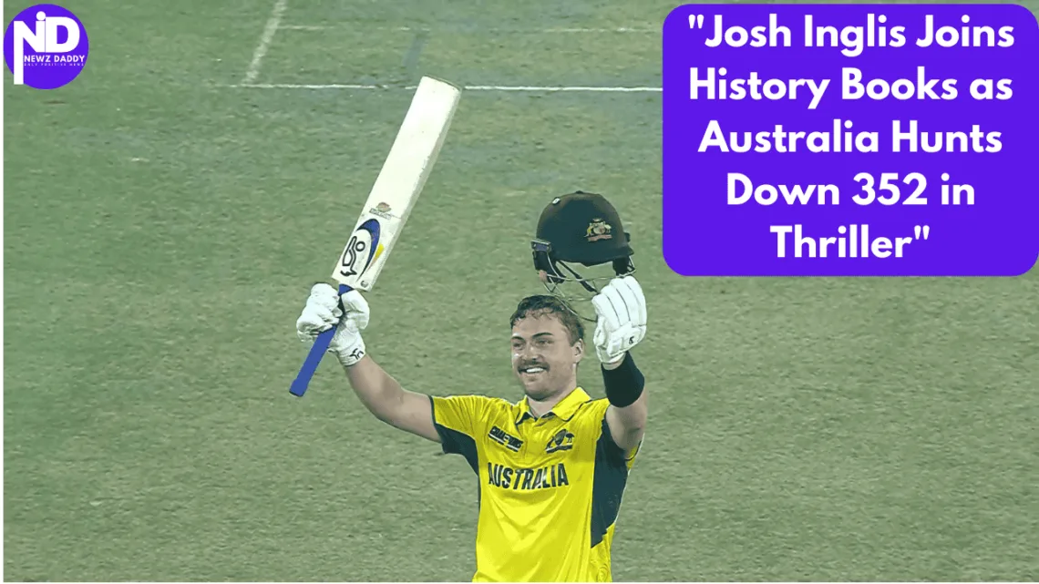 Josh Inglis Joins History Books as Australia Hunts Down 352 in Thriller