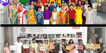 The Power of Language: How DPS East & KFS Ghatlodia Students Celebrated Their Roots