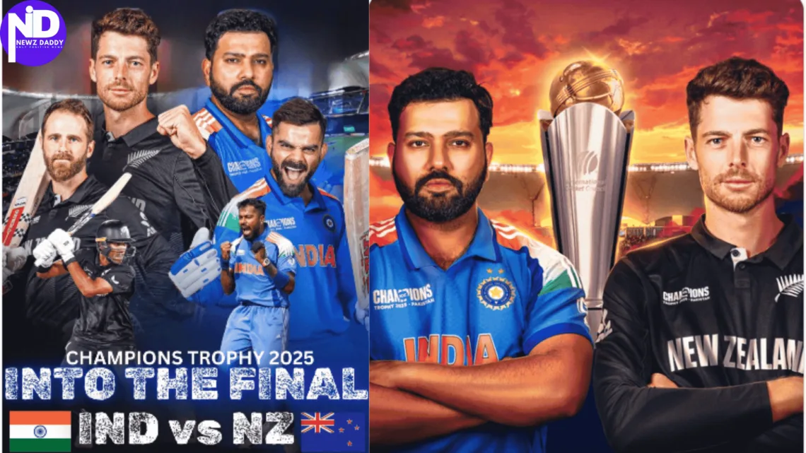 India and New Zealand Gear Up for Historic ICC Champions Trophy 2025