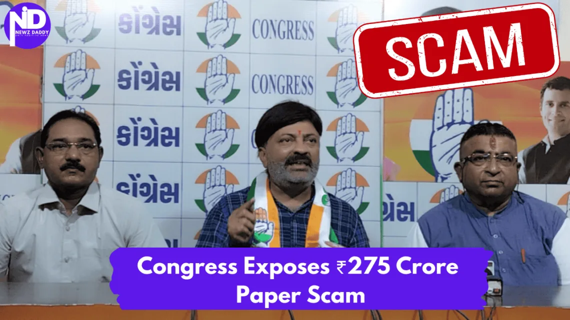 Congress Exposes ₹275 Crore Paper Scam – Will Students Ever Get Justice