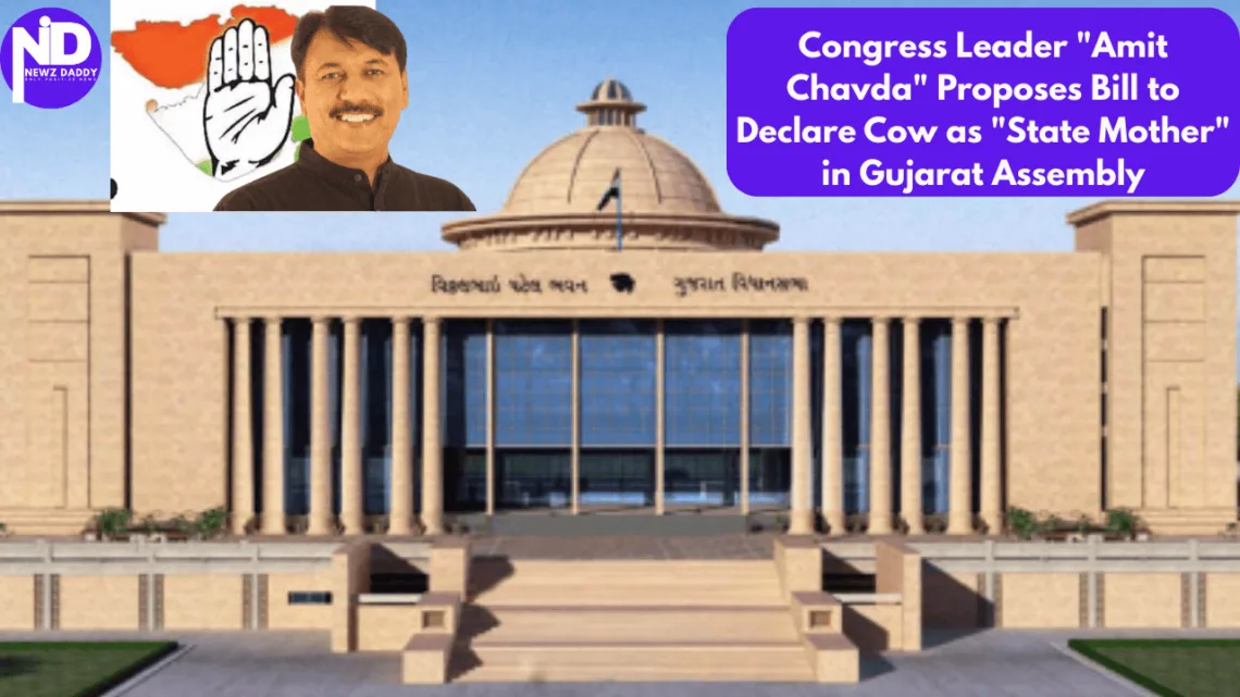 Congress Leader Amit Chavda Proposes Bill to Declare Cow as State Mother in Gujarat Assembly