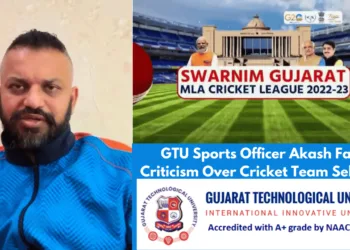 GTU Sports Officer Akash Faces Criticism Over Cricket Team Selection