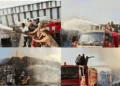 Indian Army Saves Lives as Massive Fire Engulfs Dhrangadhra Paper Factory