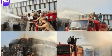 Indian Army Saves Lives as Massive Fire Engulfs Dhrangadhra Paper Factory