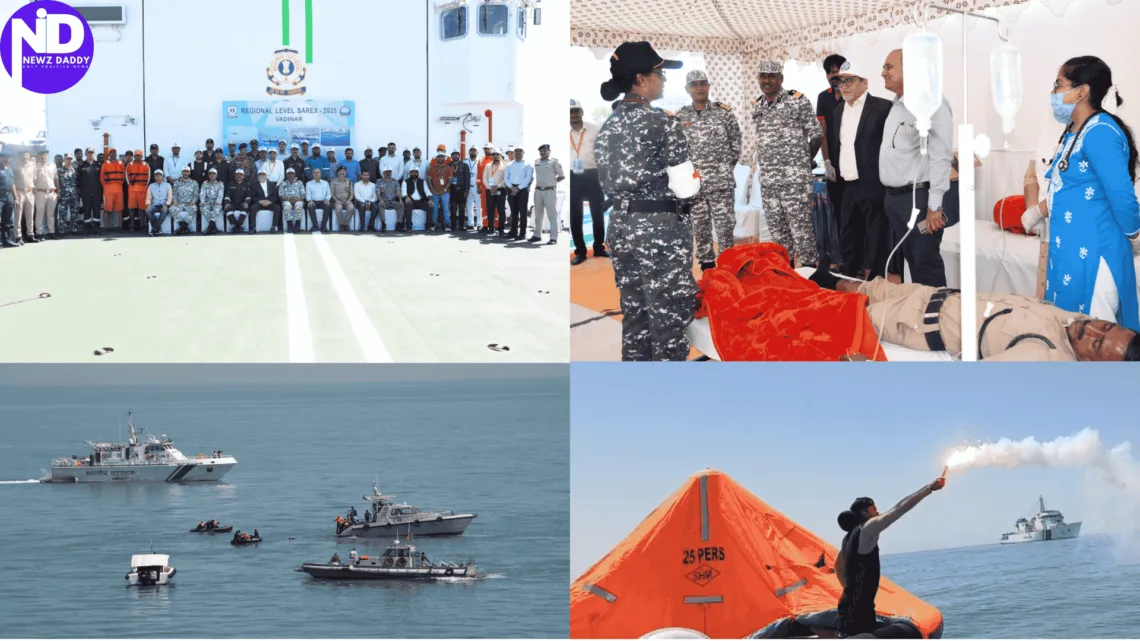 India’s Coast Guard Conducts Massive Search and Rescue Drill at Vadinar