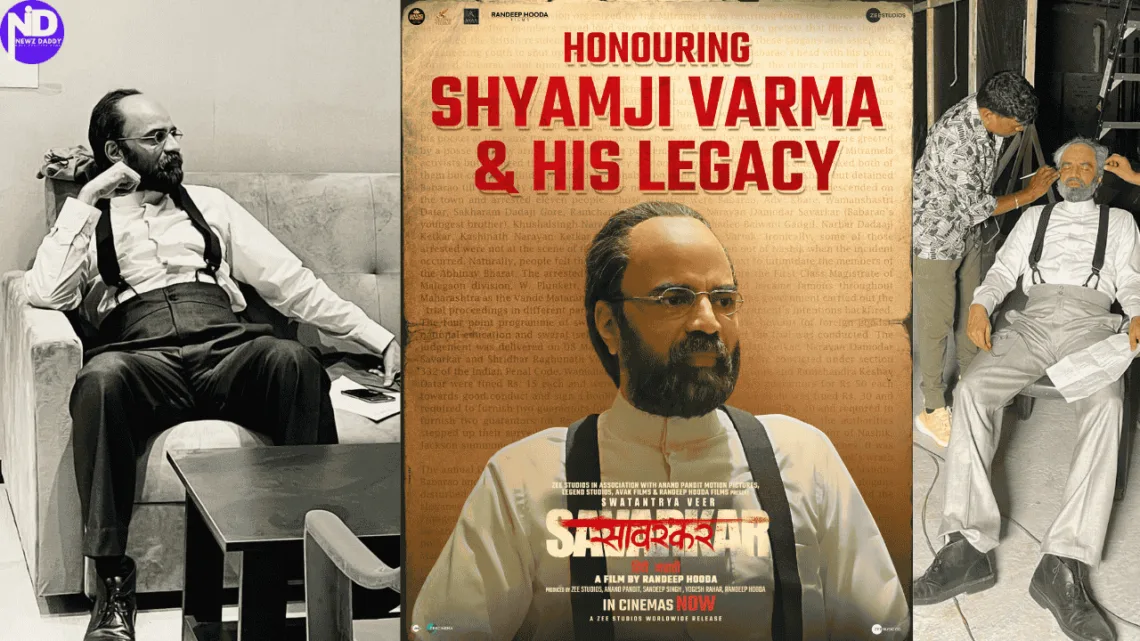 Jay Patel’s Tribute to Revolutionary Shyamji Krishna Varma