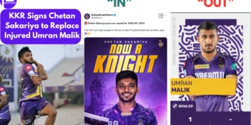 IPL 2025 KKR Signs Chetan Sakariya to Replace Injured Umran Malik