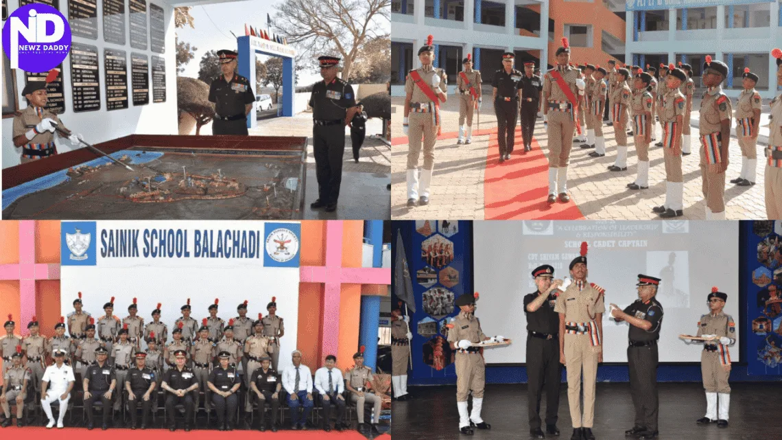Sainik School Balachadi's Cadets Step into Leadership with Pride