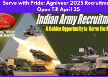 Serve with Pride Agniveer 2025 Recruitment Open Till April 25