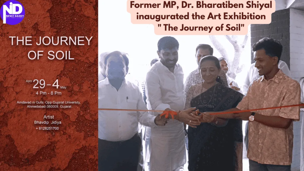 Former MP, Dr. Bharatiben Shiyal inaugurated the Art Exhibition - The Journey of Soil