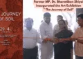 Former MP, Dr. Bharatiben Shiyal inaugurated the Art Exhibition - The Journey of Soil