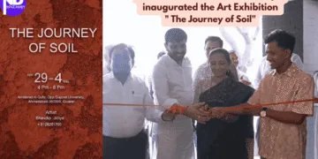 Former MP, Dr. Bharatiben Shiyal inaugurated the Art Exhibition - The Journey of Soil