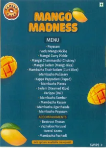 Mango Festival_ Menu_ Sambar Cafe