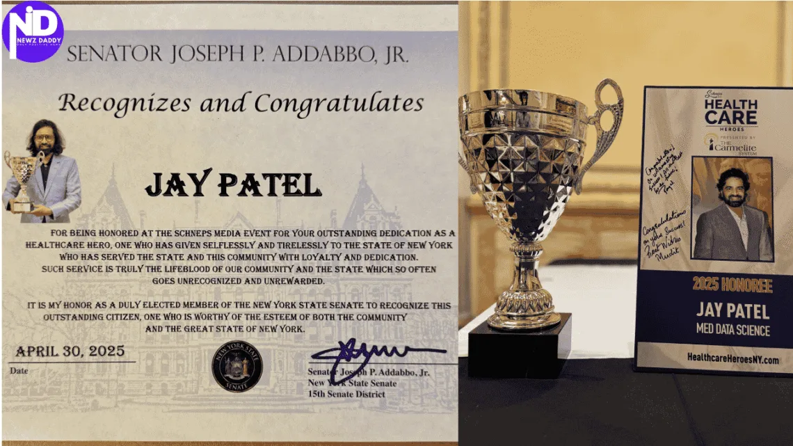 New York Honors Indian-Origin Jay Patel with Healthcare Hero Award