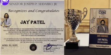New York Honors Indian-Origin Jay Patel with Healthcare Hero Award