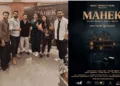Poster of Gujarati Thriller "Mahek" Launched in Ahmedabad