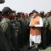 The Indian Prime Minister Shri Narendra Modi Meet The Brave Warriors of The Indian Air Force
