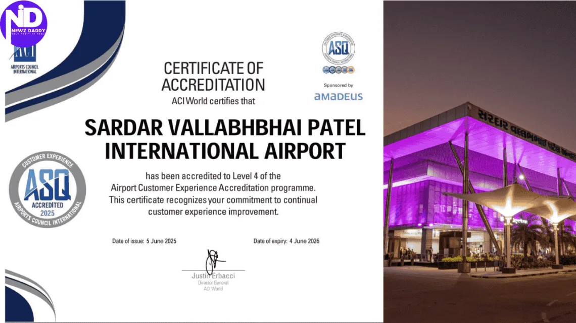 Ahmedabad's Gateway Achieves Global Recognition for Passenger Experience