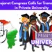 Gujarat Congress Calls for Transparency in Private University