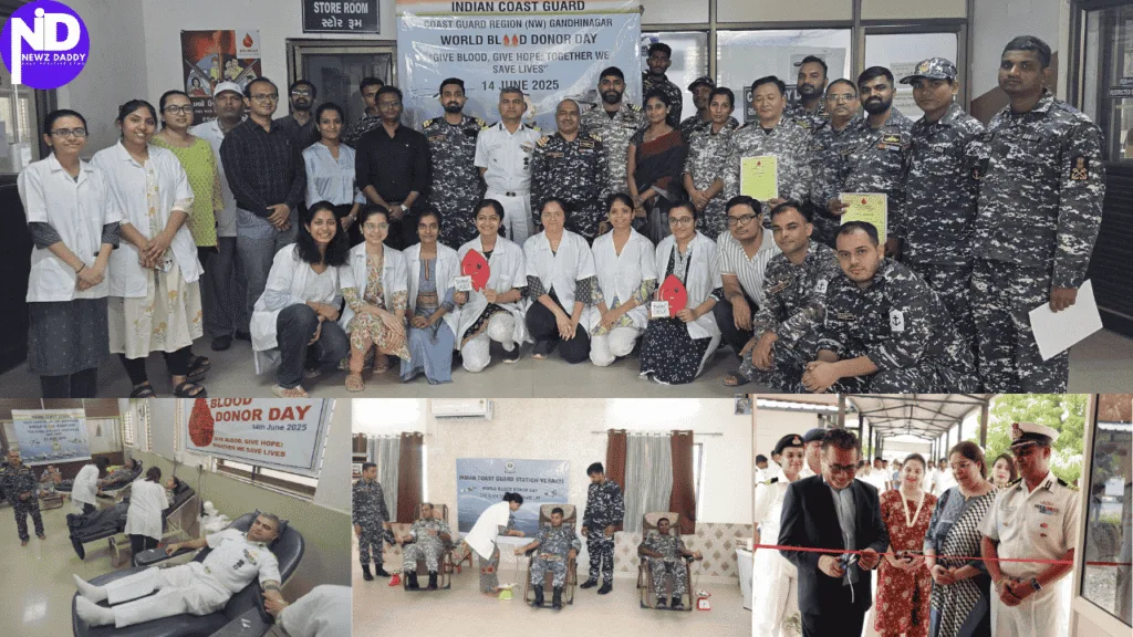 ICG Officers and Families Step Up to Donate Blood, Spread Smiles