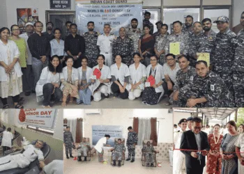 ICG Officers and Families Step Up to Donate Blood, Spread Smiles