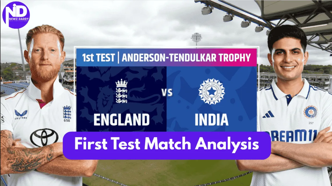 Ind vs Eng- First Test Match Analysis