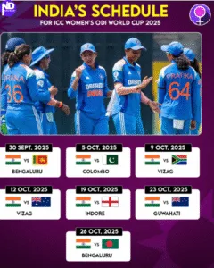 Indian schedule