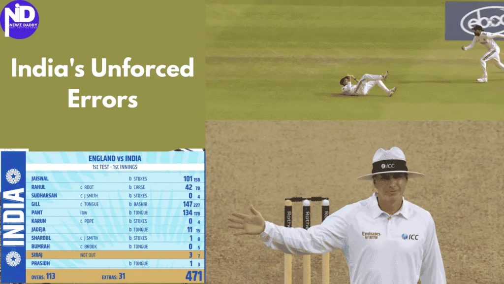 India's Unforced Errors Haunt Them Again