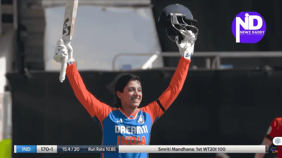 Smriti Mandhana T20I Century Breaks Records.