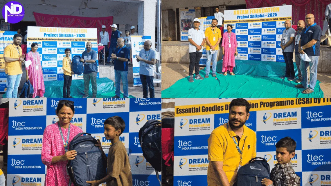 Uniting for Education: Dream Foundation and TTEC Empower Ahmedabad's Youth