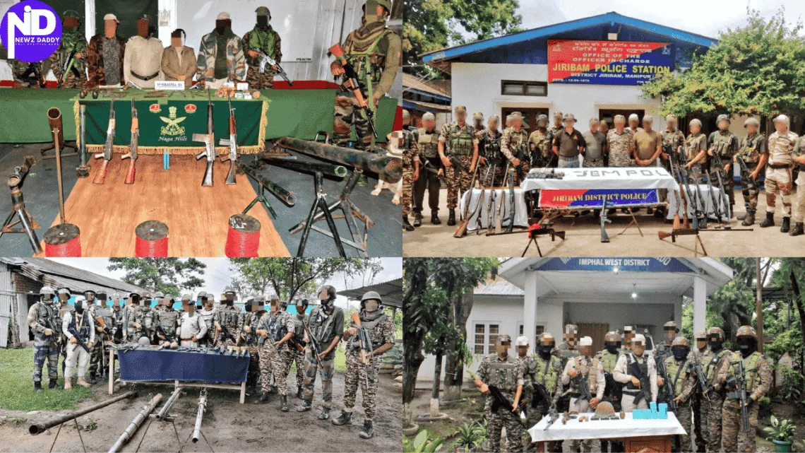 United for Peace: Security Forces Score Big Wins in Manipur's Troubled Zones