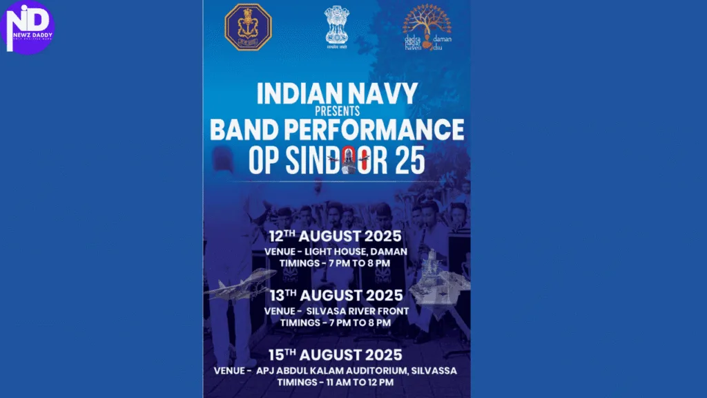 Indian Navy Band to perform in Daman and Silvassa this August