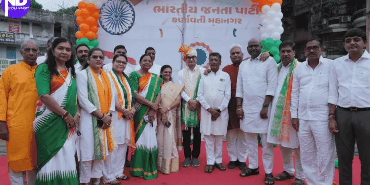 Karnavati BJP Celebrates Independence Day