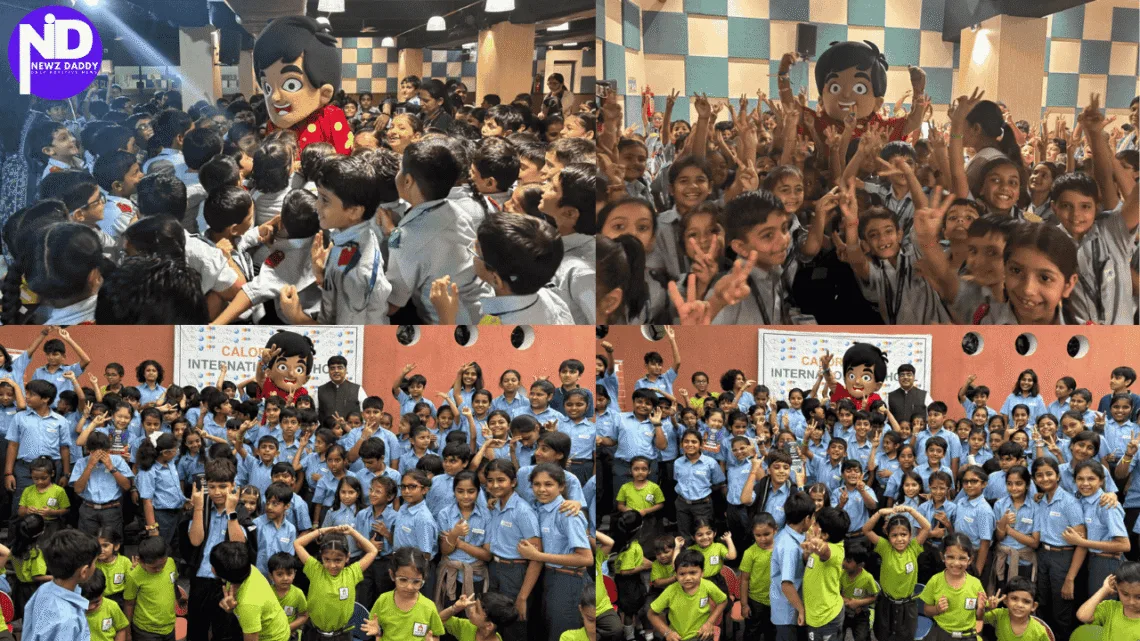 Friendship bands, cards, and cheers for Bittu at COIS and LML School