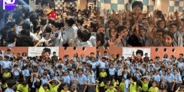 Friendship bands, cards, and cheers for Bittu at COIS and LML School