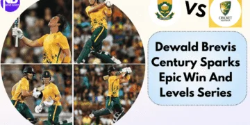 Spectacular Dewald Brevis Century Ties T20I Series