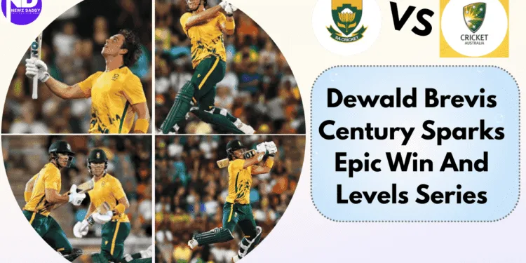 Spectacular Dewald Brevis Century Ties T20I Series
