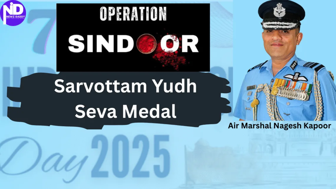 The President of India Honours an Air Force Leader for Operation Sindoor