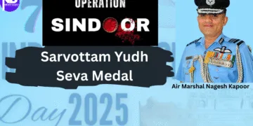 The President of India Honours an Air Force Leader for Operation Sindoor