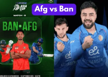 Asia Cup 2025- Afghanistan Vs Bangladesh